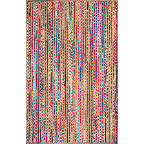 Bungalow Rose Sumitra HandBraided Multicolor Area Rug & Reviews Wayfair